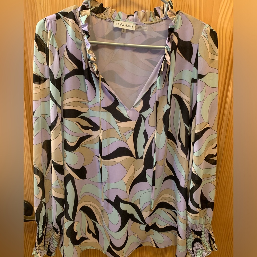 Calvin Klein Long Sleeve Blouse
